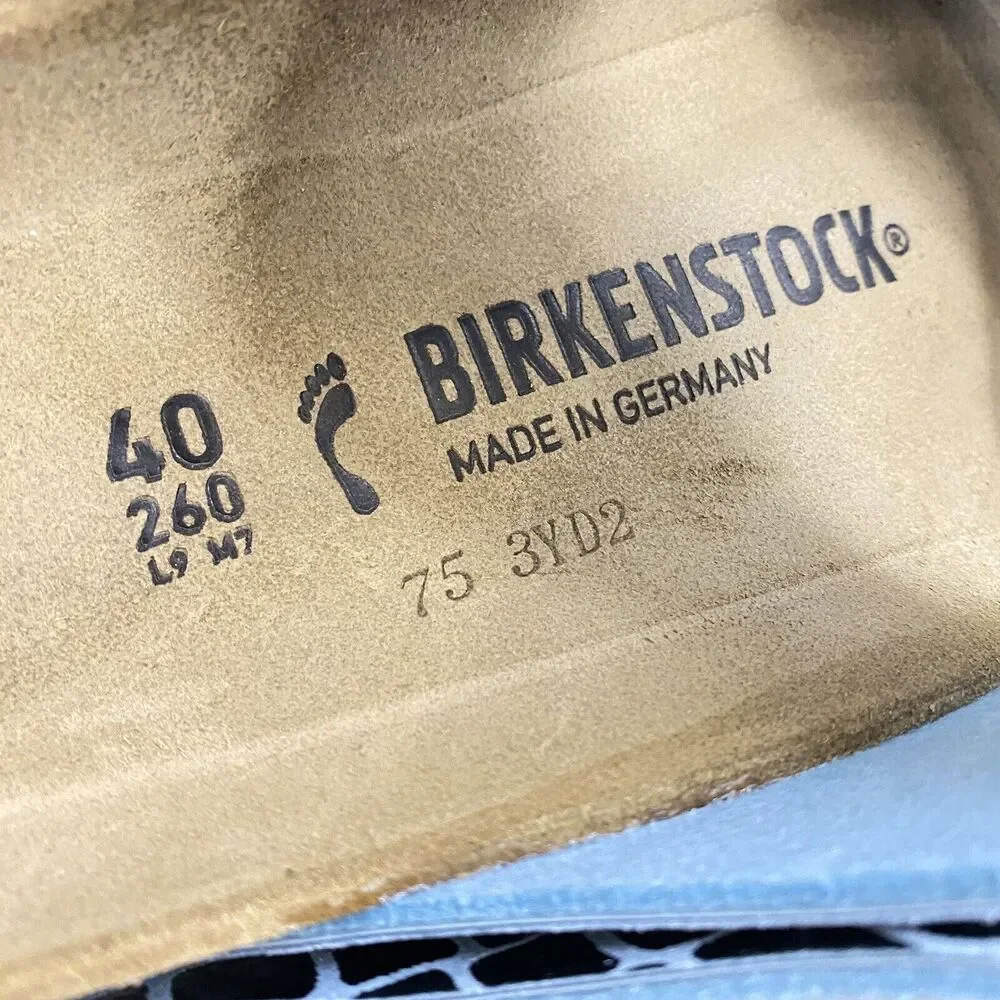 Birkenstock Arizona BS Sandals Womens Size 9-9.5 NARROW teal aqua Ocean Breeze